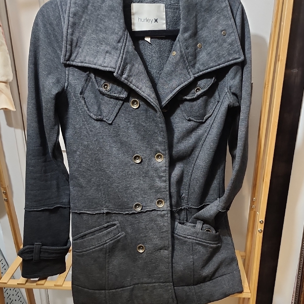 Hurley Women's Dark Gray Utility Jacket